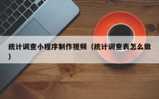 沂源统计调查小程序制作视频（统计调查表怎么做）