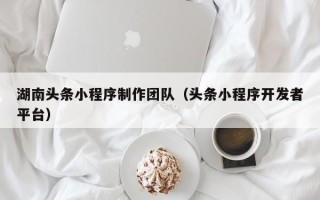沂源湖南头条小程序制作团队（头条小程序开发者平台）